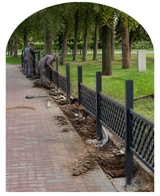 Изготовление и монтаж декоративного ограждения в Шахтах